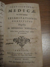 Carte de Medicina veche - 1735 foto