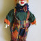 PAPUSA DIN PORTELAN-CLOWN-ARLECHIN-de colectie