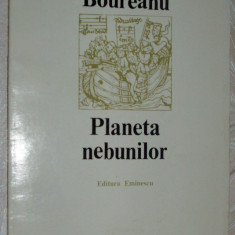 RADU BOUREANU - PLANETA NEBUNILOR (VERSURI, editia princeps - 1979) [coperta VAL MUNTEANU]