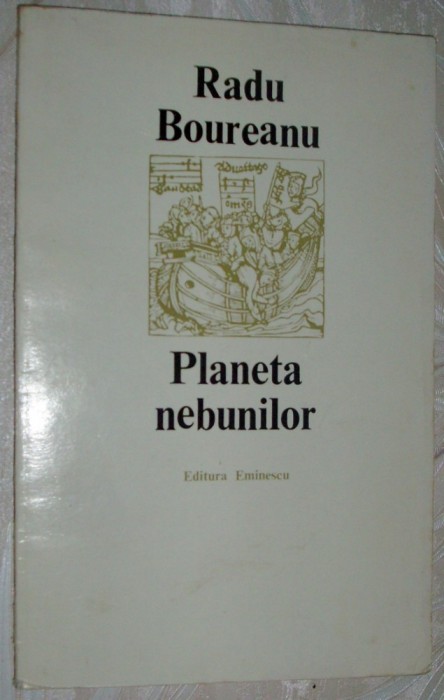 RADU BOUREANU - PLANETA NEBUNILOR (VERSURI, editia princeps - 1979) [coperta VAL MUNTEANU]