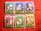 *Serie Campionatele Mondiale de Fotbal Munchen 1974 ,Romania , 6 val.