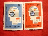 *Serie Colaborarea Culturala Economica Intereuropeana 1969 ,Romania , 2 val.