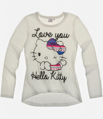 Tricou 4-10 ani WS97612 alb - Hello Kitty foto