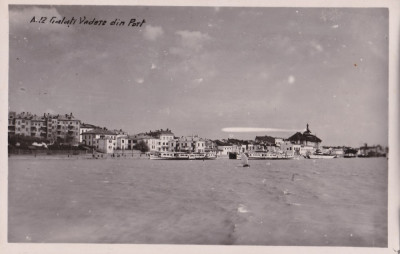 CARTE POSTA Galati Vedere din Port Necirculata, Anii&amp;#039;30 foto