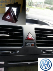 Buton Avarie Dark Red - OEM, Volkswagen Golf 5, Jetta 5 foto