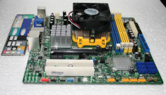 **KIT**AMD ATHLON 64 X2 5400+, 2,8GHz+PLACA DE BAZA AM2, 4xDDR2, 6xSATA II,slot PCI-Ex,VIDEO ATI Radeon HD 3200 DVI,VGA, RETEA 1GB+COOLER,GARANTIE !! foto