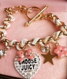 Cumpara ieftin Bratara Fashion Dama Cu Cristal si Inima - CHOOSE JUICY - Culoare: Alb