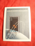 *Colita Cosmos- Primul Zbor Spatial in grup 1962 Polonia ,stampilat