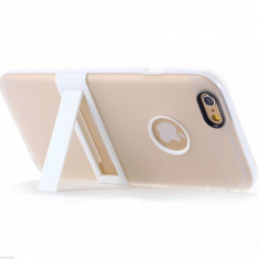 Husa iPhone 6 Plus 5.5 inch silicon bumper transparent model stand foto