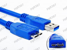 Cablu USB 3.0 A tata - micro USB 3.0 tata, lungime 1,5m - 127897 foto