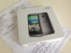 HTC ONE M8 MINI ( ONE mini 2 ) GREY SIGILATE , NECODATE , PACHETE COMPLETE !GARANTIE 2 ANI ! foto