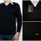 Pulover Tommy Hilfiger - pulover slim fit - pulover barbati - polover gri - pulover negru - pulover elegant - pulover fashion - CALITATE GARANTATA