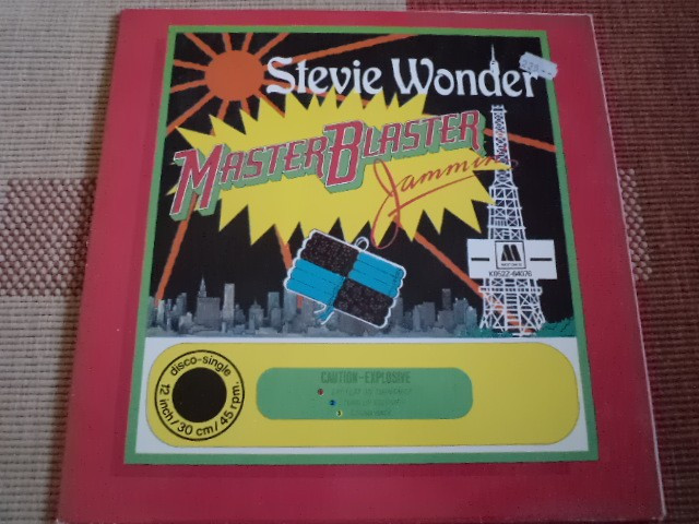 stevie wonder master blaster disc 12&quot; maxi single vinyl muzica soul funk 1980