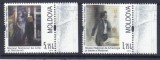 MOLDOVA 2013, Mihai Eminescu - Picturi, serie neuzată, MNH, Arta, Nestampilat