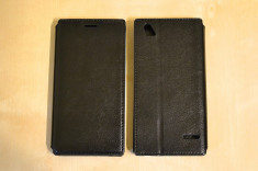 Husa ZTE Blade VEC 4G Flip Case Slim Black foto