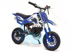 Scuter Dirt Bike Cross Bike Pocket Bike Noua Sigilata albastra ADULTI foto