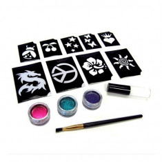 Set pentru tatuaje cu sclipici - Shimmer glitter tattoos foto