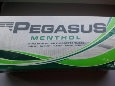 Tuburi tigari Pegasus Menthol - filtru mentolat pentru injectat tutun foto