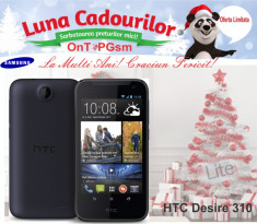 Telefon Mobil HTC DESIRE 310, Procesor Quad-core 1.3 GHz Cortex-A7, TFT capacitiv touchscreen 4.5&amp;quot;, 512MB RAM, 4GB Flash, 5MP, Wi-Fi, 3G, Android 4.2 foto