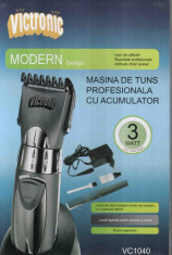 Masina de tuns profesionala cu acumulator vc 1040 foto