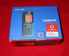 Cutie Nokia 100 cu certificat si carticica foto