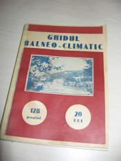GHIDUL BALNEO-CLIMATIC - 1936 / BOGAT ILUSTRATA foto