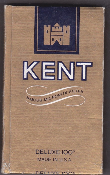 Carnetel in forma de pachet de tigari KENT