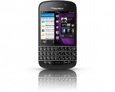 BLACKBERRY Q10 BLACK NEGRU NOU SIGILAT PACHET COMPLET! Cel mai vechi vanzator okazii de peste 14ani foto