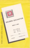 Eticheta Galben Decantor