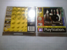 Joc consola Sony Playstation 1 PS1 PS One PSX - King of Bowling 2 ( GameLand - sute de jocuri ) foto