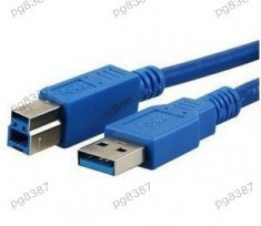 Cablu USB 3.0 A tata - USB 3.0 B tata, lungime 1,5m - 127896 foto