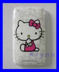 HC190 - Carcasa protectie iPhone 3G 3GS - HELLO KITTY, alb+ FOLIE! -TR 2LEI-AV foto