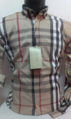 CAMASA /CAMASI BURBERRY BUMBAC 100% slim fit MODEL NOU foto