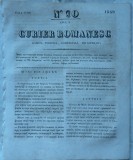 Cumpara ieftin Curier romanesc , gazeta politica , comerciala si literara , nr. 90 din 1839