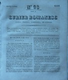 Curier romanesc , gazeta politica , comerciala si literara , nr. 93 din 1839