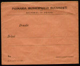 1926-1936 Plic cu antet Primaria Municipiului Bucuresti - Sectorul IV (Verde)
