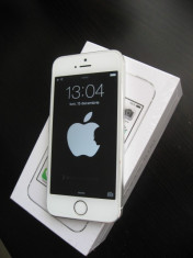 Iphone 5S 16Gb Silver neverlock, impecabil, complet, in garantie foto