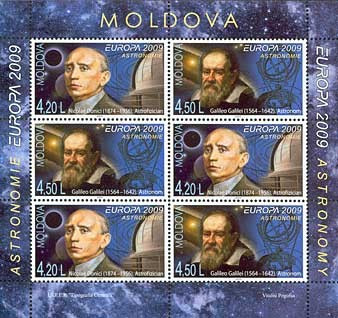 MOLDOVA 2009, EUROPA CEPT, bloc neuzat, MNH