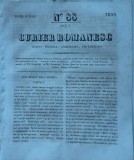 Cumpara ieftin Curier romanesc , gazeta politica , comerciala si literara , nr. 88 din 1839