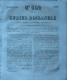 Curier romanesc , gazeta politica , comerciala si literara , nr. 102 din 1839