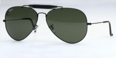 Ochelari RAY BAN 3029 Outdoorsman II Rama Neagra-Lentila Neagra foto