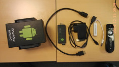 Android TV Stick MK809 III Quad Core 1.6 GHz 2GB RAM + Telecomanda air mouse + accesorii foto
