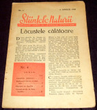 1948 Stiintele Naturii Nr 4, supliment Ziarul Stiintelor revista stiintifica RPR