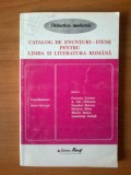 K1 Catalog de enunturi-itemi pentru limba si literatura romana - Ioan Neacsu, 1997, Alta editura