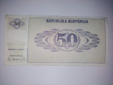 Cumpara ieftin Bancnota50 tolari Slovenia - circulata, Europa