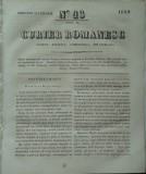 Cumpara ieftin Curier romanesc , gazeta politica , comerciala si literara , nr. 13 din 1839