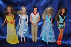 5 Superbe Papusi Barbie de Colectie (Papusa Barbie vechi) foto