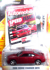 DODGE CHARGER SRT 8 &amp;#039;06 -SCARA 1/64-GREENLIGHT- MOTOR TREND SPECIAL EDITION -++2501 LICITATII !! foto