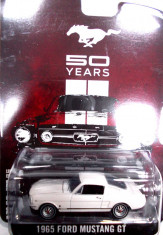 FORD MUSTANG &amp;#039;65 -SCARA 1/64-GREENLIGHT- ANIVERSARE 50 DE ANI -++2501 LICITATII !! foto