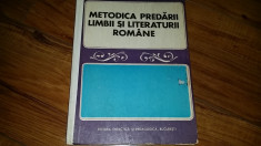 METODICA PREDARII LIMBII SI LITERATURII ROMANE foto